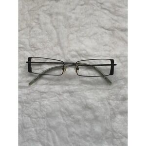 Bellagio B 186 C-02 49-18-135 Womens Eyeglass Optical Black Green‎ - Frames Only